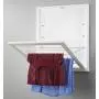 Whitmor Wall Mounted Drying Rack, White Whitmor Wall Mounted Drying Rack, White