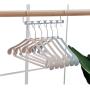 KIPB 6 Hole Shirts Clothes Hanger Holders Multifuction Save Space Non-Slip Clothing Organizer Practical Racks Hangers for Clothes