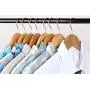 AMKUFO High-Grade Wooden Suit Hangers with Non Slip, 17.5 Inch Premium Solid Wood with 360° Swivel Hook, 24 Free Clothes Hanger Connector Hooks for Space Saving (24 Pack, Natural) AMKUFO High-Grade Wooden Suit Hangers with Non Slip, 17.5 Inch Premium Solid Wood with 360° Swivel Hook, 24 Free Clothes Hanger Connector Hooks for Space Saving (24 Pack, Natural)