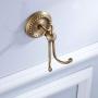Yardwe Retro Bronze Coat Hook Single Hanging Clothes Hanger Antique European Wall Mounted Hanger