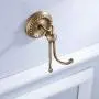 Yardwe Retro Bronze Coat Hook Single Hanging Clothes Hanger Antique European Wall Mounted Hanger
