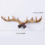 KONVINIT Deer Antlers Wall Hooks Antique Clothes Hanger Rack, Rustic, Decorative Gift, Home, Livingroom Decor