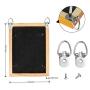 D Ring Picture Hangers kit Frame Hanging Hardware with Screw Pack of Single Hole 120 Pcs