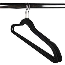 10pcs/Pack Non-Slip Velvet Hangers Suit Hanger Ultra Thin Space Saving 360 Degree Swivel Hook Strong and Durable Clothes Hanger