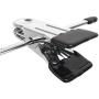 HANGERWORLD 24 Chrome 15.7nch Metal Pants Skirt Adjustable Clip Coat Clothes Garment Hangers