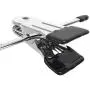 HANGERWORLD 12 Chrome 15.7nch Metal Pants Skirt Adjustable Clip Coat Clothes Garment Hangers