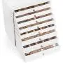 SONGMICS Jewelry Box, 8-Layer Large Jewelry Case, Ideal for Necklaces, Earrings, Sunglasses, Bracelets, Watches, White UJBC11WT SONGMICS Jewelry Box, 8-Layer Large Jewelry Case, Ideal for Necklaces, Earrings, Sunglasses, Bracelets, Watches, White UJBC11WT