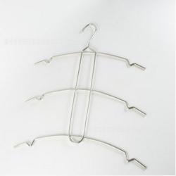 Lecent@Overstriking Solid Stainless Steel Multi-layer Shirts Trousers Pants Hangers Closet Hangers Racks Scarf Clothes Organiser Set of 4