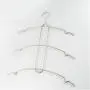 Lecent@Overstriking Solid Stainless Steel Multi-layer Shirts Trousers Pants Hangers Closet Hangers Racks Scarf Clothes Organiser Set of 4