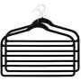 High-tech type 2pcs Pants Hangers Velvet Multi Function Clothes Hanger for Cloth Pants Belt Tie Scarf Closet Organizer,Black High-tech type 2pcs Pants Hangers Velvet Multi Function Clothes Hanger for Cloth Pants Belt Tie Scarf Closet Organizer,Black