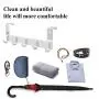 Rongyuxuan Over The Door Hook Hanger, Aluminum Coat Hanger Towel Rack with 5 Hooks for Coats, Hats, Scarves, Towels, Robes, Jackets, Leashes, Hoodies Rongyuxuan Over The Door Hook Hanger, Aluminum Coat Hanger Towel Rack with 5 Hooks for Coats, Hats, Scarves, Towels, Robes, Jackets, Leashes, Hoodies