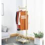 Y.H.Valuable Coat Racks Nordic Wrought Iron Coat Rack Floor Rack Bedroom Living Room Clothes Rack Simple Gold Floor Hanger Entryway Furniture