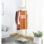 Y.H.Valuable Coat Racks Nordic Wrought Iron Coat Rack Floor Rack Bedroom Living Room Clothes Rack Simple Gold Floor Hanger Entryway Furniture