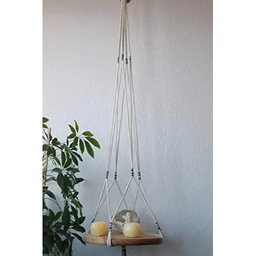 Macrame Plant Hanger or Hanging Table