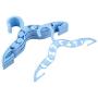 Eduton 40 x Kids Baby Plastic Coat Clothes Garment Trousers Hangers Blue Durable
