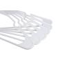 SMART ONYE Pack of 50 Best Standard Premium Plastic Hangers -White