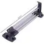 NTS 250mm，350mm,450mm Stainless Steel Retractable Wardrobe Rail Clothes Hanger Towel Coat Racks Closet Rod (250MM)