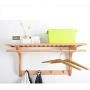 COAT RACK Creative Multifunctional Wall-mounted, Wall Clothes Hook, Wall Storage Rack With 4 Hooks And Clothes Hanger, Home Decoration For Entryway Bedroom