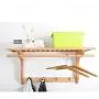 COAT RACK Creative Multifunctional Wall-mounted, Wall Clothes Hook, Wall Storage Rack With 4 Hooks And Clothes Hanger, Home Decoration For Entryway Bedroom COAT RACK Creative Multifunctional Wall-mounted, Wall Clothes Hook, Wall Storage Rack With 4 Hooks And Clothes Hanger, Home Decoration For Entryway Bedroom