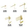 Picture Hanging Kit - Premium 300+ Piece Assortment with Picture Hangers, Hooks, Nails, Wires, Sawtooth Hangers, D Rings, Screw Eyes and Hardware for Hanging Frames