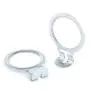 HANGERWORLD 20 Silver 37.5mm Metal Security Hotel Rings for Coat Clothes Garment Hangers