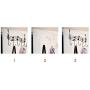 yodaliy Door Hanger Hook, Door Back Metal Music Note Over Door 5 Hooks Coat Clothes Storage Rack Wall Hanger Kitchen Bathroom Organizer(White,White)