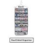 Hanging Closet Organizer 42 Pockets & Hanger stores Clothes, Stockings, Socks, Jewelry, Toiletries, Baby Nursery, Household & Children Accessories. Durable Dual-sided Closet Storage Saves Space