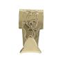 Set of 12 Solid Brass Moulding Picture Hooks Hangers Heavy Duty Rail Hanging Hook Polished Lacquered Finish