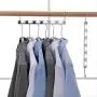 KIPB 6 Hole Shirts Clothes Hanger Holders Multifuction Save Space Non-Slip Clothing Organizer Practical Racks Hangers for Clothes KIPB 6 Hole Shirts Clothes Hanger Holders Multifuction Save Space Non-Slip Clothing Organizer Practical Racks Hangers for Clothes