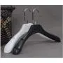 5pcs Random Color Non Slip Black White Wide Shoulder Plastic Clothes Hanger for Coats Suit, Mans Style 5pcs Random Color Non Slip Black White Wide Shoulder Plastic Clothes Hanger for Coats Suit, Mans Style