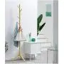 TD Simple Solid Wood Floor Coat Rack, Child Fashion Clothes Hanger, Living Room Bedroom Hangers Bag Rack (Color : B Wood Color)