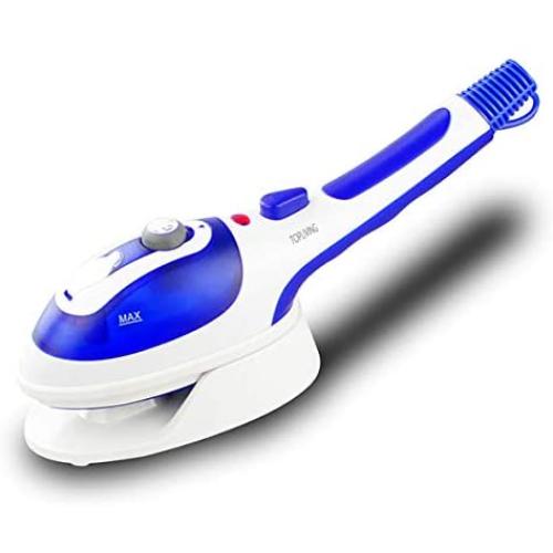 TOPLIVING Portable Clothes Steamer with Temperature Control,Handheld Garment Steamer Removes Wrinkles for Clothing with Fast Heat,Travel Steamer for Clothes (Blue) TOPLIVING Portable Clothes Steamer with Temperature Control,Handheld Garment Steamer Removes Wrinkles for Clothing with Fast Heat,Travel Steamer for Clothes (Blue)
