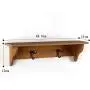 Wooden Shelves Clothes Hanger 2 Hooks Wooden Wall Hanging Coat Racks Decorative Wall Shelves Wooden Shelves Clothes Hanger 2 Hooks Wooden Wall Hanging Coat Racks Decorative Wall Shelves
