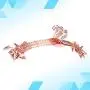 TOPBATHY 10PCS Anti-Slip Clothes Hangers Thickened Undewear Hanger Clip Hangers for Home Shop (Rose Gold)