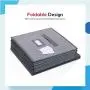 Onlyeasy Cloth Storage Bins Foldable Cube Storage Bin 4 Pack - Fabric Cube Organizers Container Drawers with Dual Handles for Shelves, 13 x 15 x 13 inch, Linen-Like Grey, 7MXDBXL04PLP Onlyeasy Cloth Storage Bins Foldable Cube Storage Bin 4 Pack - Fabric Cube Organizers Container Drawers with Dual Handles for Shelves, 13 x 15 x 13 inch, Linen-Like Grey, 7MXDBXL04PLP
