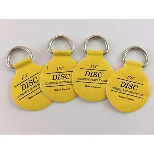 eBarbs "The Original" English Plate Hanger Disc--a quantity of FOUR 1.25 Inch Hangers eBarbs "The Original" English Plate Hanger Disc--a quantity of FOUR 1.25 Inch Hangers