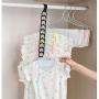 HJYPYJ Magic Hanger,Multifunction Non-Slip Hangers,Space-Saving Hanger Organizer Strong Bearing Capacity/Black / 30x4.3x5cm