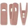 Trgowaul Blush Pink Velvet Hangers Clips, Pants Hangers Velvet Clips, Strong Finger Clips Perfect for Thin Velvet Hangers (60 PCS Blush Pink)