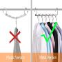 Giftol Space Saving Hangers Metal Hanger Magic Cascading Hanger Closet Clothes Organizer(20 Pack)