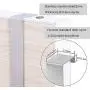 WEBI Over The Door Hook Rack,Over The Door Towel Rack with 6 Hooks for Hanging,Door Hanger Towel Hanger Over Door Coat Rack for Clothes,Bathroom,Chromed
