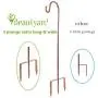 Beautyard 2 Pack Shepherds Hook Outdoor Heavy Duty for Hanging Plant Baskets, Hummingbird Feeders Hanging Solar Lights, Lanterns, Flower Pots, Wedding Decor (32 Inches, Bronze)