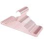 JUMERY-Heavy Duty Clothing Hangers, Nordic Modern Fashion Simple Non Slip Heavy Duty Seamless Wide Shoulder Suit Hanger Space Saving Clothes Stainless Steel Hangers Cloth Hanger 10 Pack