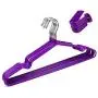 10pcs Random Color Stainless Steel Clothes Hanger Non-Slip Space Saving Clothes Hangers with Hook Closet 10pcs Random Color Stainless Steel Clothes Hanger Non-Slip Space Saving Clothes Hangers with Hook Closet