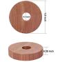 YiSeyruo Cedar Blocks for Clothes Storage - 100% Natural Red Cedar Balls Cedarwooden for Closet Hangers and Drawers Set of 50 Cedar Rings