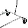 AyaMastro 70.3Inches Adjustable Single Rail Rolling Garment Rack Storage Cloth Hanger with Caster Silver with Ebook AyaMastro 70.3Inches Adjustable Single Rail Rolling Garment Rack Storage Cloth Hanger with Caster Silver with Ebook