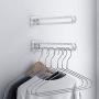 FLE Wall Mounted Clothes Hanger Rack Wall Clothes Bar, SUS-304 Stainless Steel Jacket Hanger Wall Hangers for Clothes Closet Organizers and Storage(2 Pack)