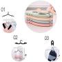 Travel Folding Hanger Portable Multi-function Travel Clip Sunscreen Socks Clothes Home Underwear Children Students8Pack