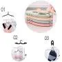 Travel Folding Hanger Portable Multi-function Travel Clip Sunscreen Socks Clothes Home Underwear Children Students8Pack