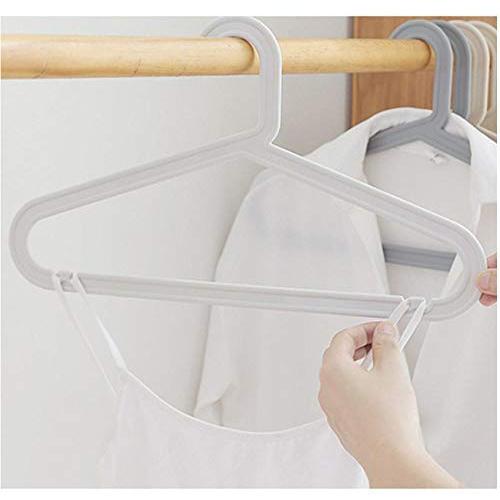 10pcs Random Color Adult Clothes Hangers, for Jeans Pants Coat Hanger, Home Storage Holder Dress Hanger Racks Plastic Hanger