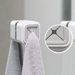 ajzdnzvr 1PCS Towel Holder Sucker Wall Window Bathroom Tool Convenient Kitchen Storage Hooks Washing Cloth Hanger Rack New